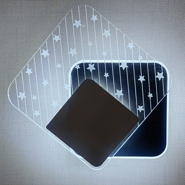 Lucent Geometry: Layered LED Wall Light