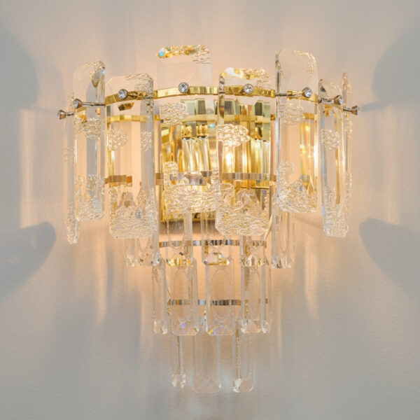 Empire Tier Crystal Wall Sconce