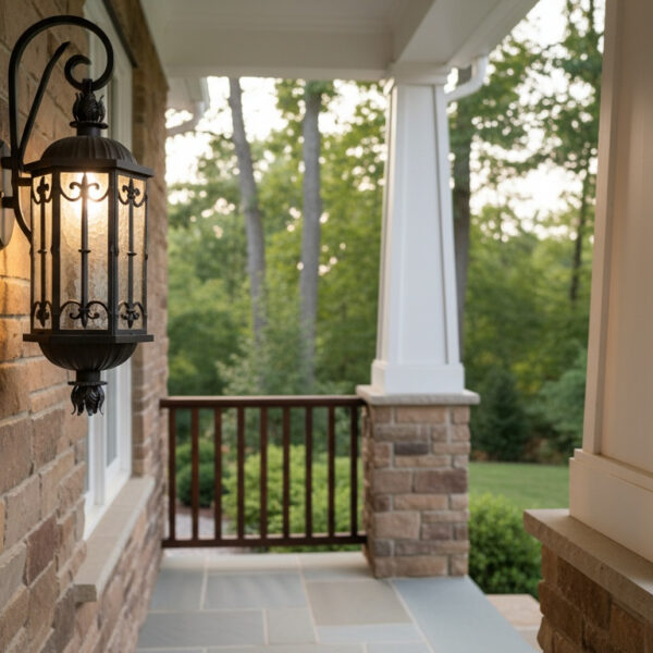 Valencia Wall Lantern – Antique Bronze Finish