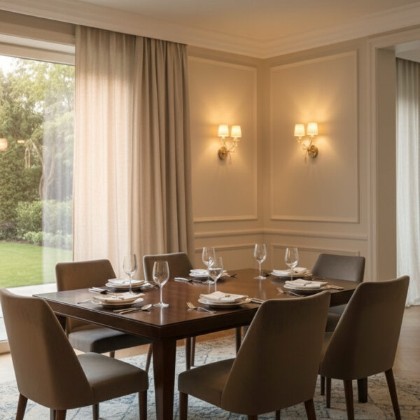 Imperial Geometry: The Crystal Lattice Chandelier