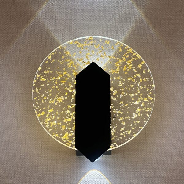 Eclipse Halo: Sculptural LED Wall Light