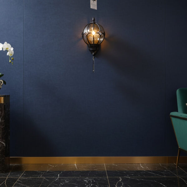 Cambridge Globe Lantern – Wrought Iron & Amber Glass