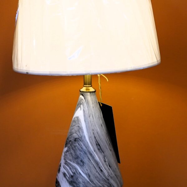 Silken Stone: The Fluted Cone Table Lamp