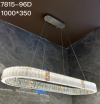 Modern Crystal Oval Chandelier