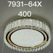 Crystal Crown Flush-Mount Chandelier