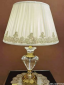 Embroidered Lace Crystal Table Lamp