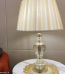 Golden Clarity Crystal Table Lamp