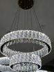 Double Halo Crystal Chandelier