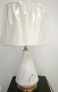 Marble Muse: The Cone Silhouette Table Lamp