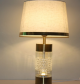 Prism Glow: The Crystal Column Table Lamp