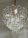 Lumière Drop: Crystal Prism Chandelier