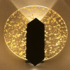 Eclipse Halo: Sculptural LED Wall Light