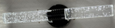 Obsidian Halo: Black-Mount Crystal Wall Sconce