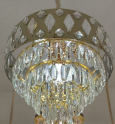 Imperial Halo: Crystal Crown Chandelier