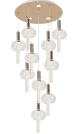 CELESTIA DROP — Globe & Rod Crystal Chandelier
