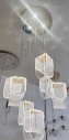 PRISM FLOAT — Faceted Crystal Cube Chandelier