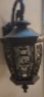 Marseille Scroll Wall Lantern – Black Cast Iron & Frosted Glass