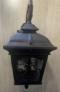 Vintage-Inspired Outdoor Wall Lantern – Matte Black Finish