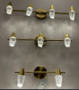 Celeste Prism Vanity Light – Brushed Brass & Crystal Series