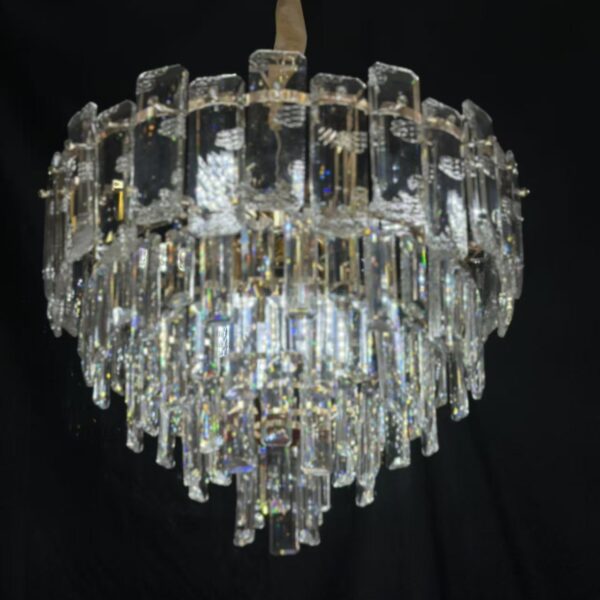 Lumière Drop: Crystal Prism Chandelier