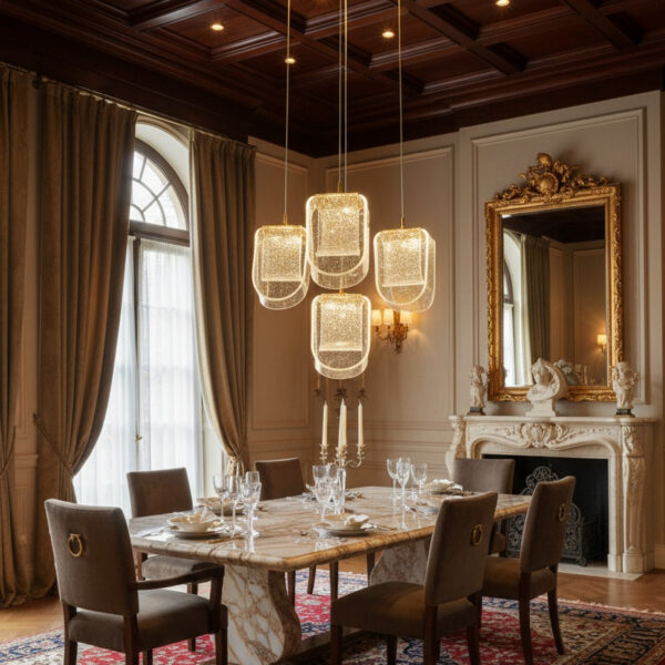 PRISM FLOAT — Faceted Crystal Cube Chandelier