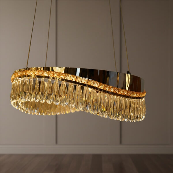 Elegant Round Crystal Chandelier