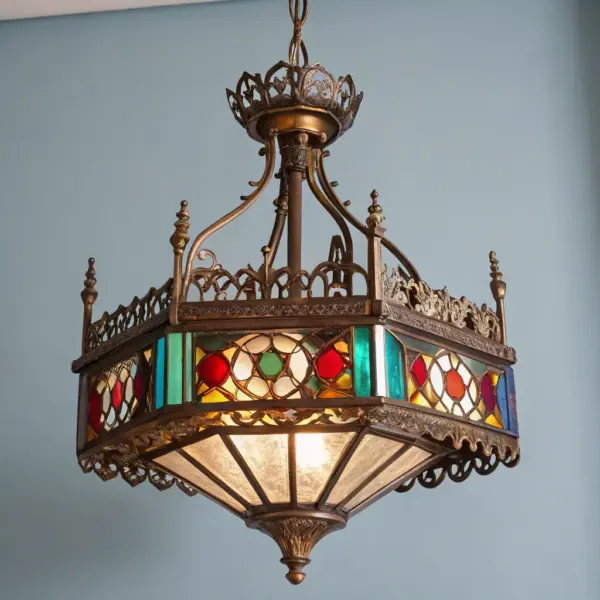 Vintage Brass Chandelier