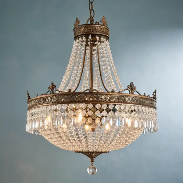Luxury Tiered Crystal Chandelier
