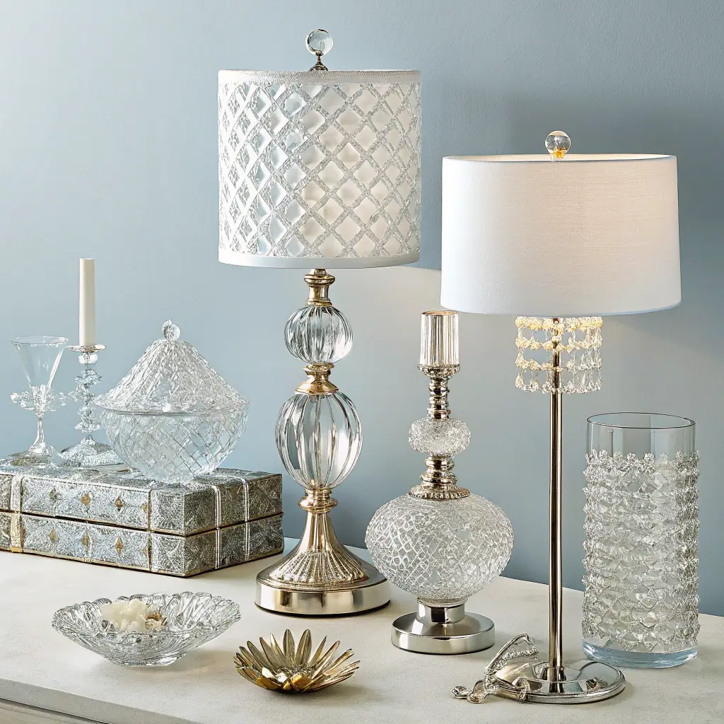 Luxury Crystal Bedside Lamp