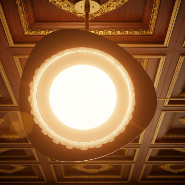 Aurelia Bloom: Asymmetric Crystal Flush Mount Large