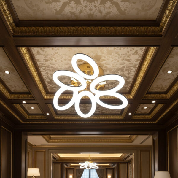 Floralis Halo Flush Mount-