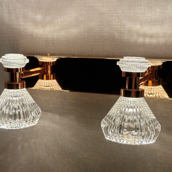 Crystal Glow Vanity Light BarModern Luxe Series