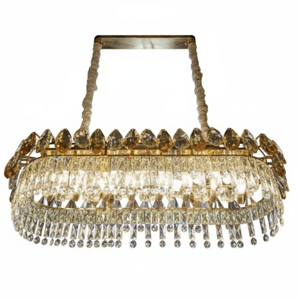 Majestic Linear Crystal Chandelier