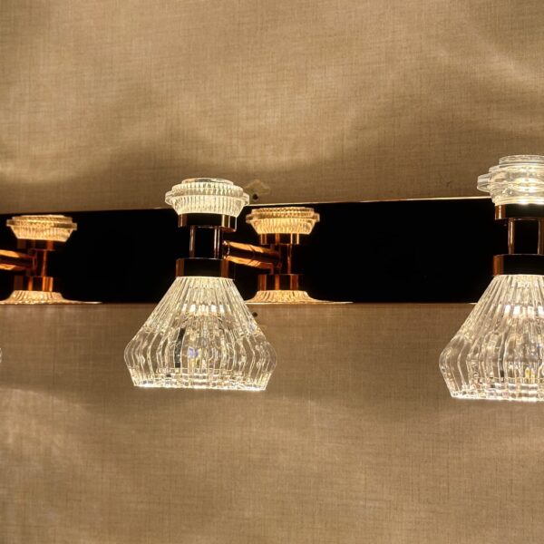 Crystal Glow Vanity Light Bar  Modern Luxe Series